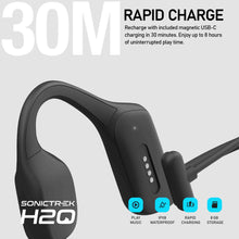 Load image into Gallery viewer, Sonictrek H2O Wireless Earbuds For Swimmers With Inbuilt Music Player

