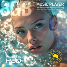 Load image into Gallery viewer, Sonictrek H2O Wireless Earbuds For Swimmers With Inbuilt Music Player
